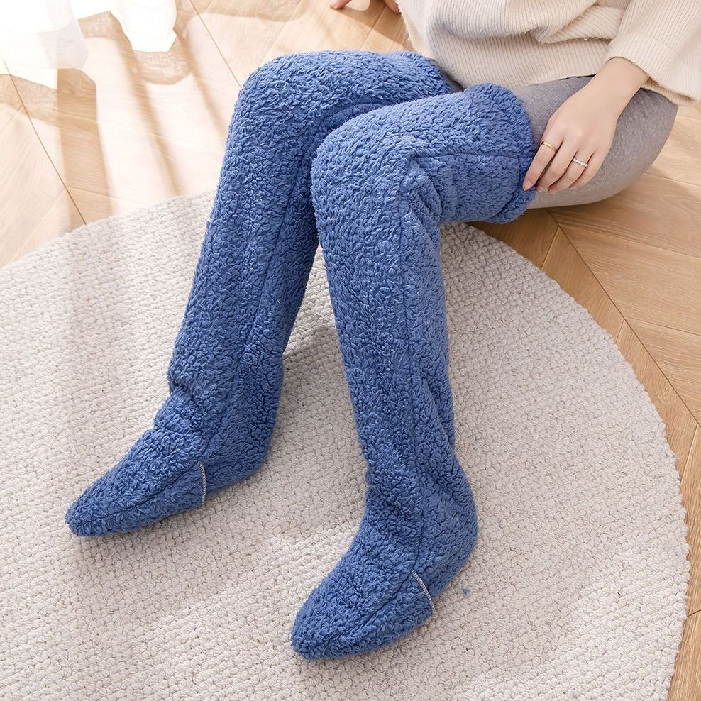 Snuggy Socks | Plüsch Overknee Socken - Teddy Style