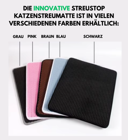 StreuStop - Innovative Katzenstreumatte