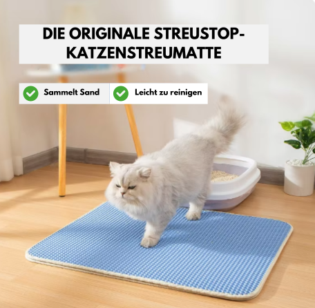 StreuStop - Innovative Katzenstreumatte