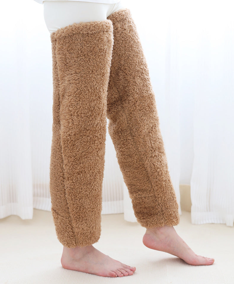 Snuggy Socks | Plüsch Overknee Socken - Teddy Style